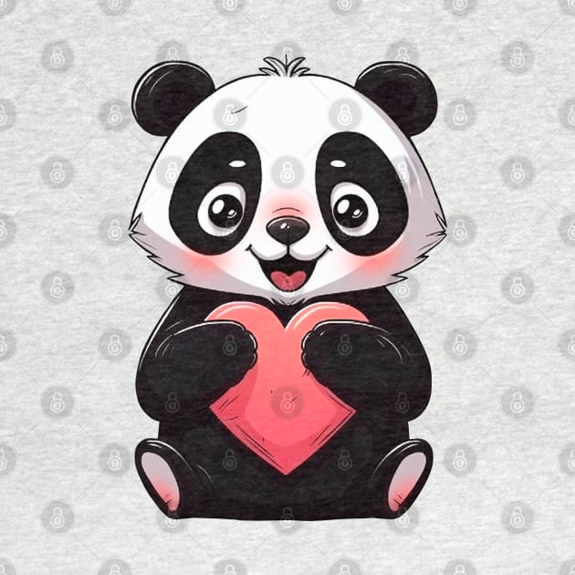 Cute panda by Chromatic Currents